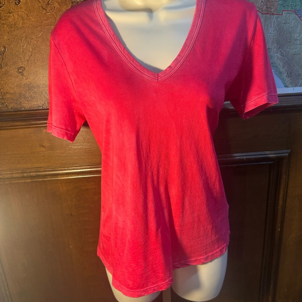 NWT SIZE M Cotton Citizen Vivid Red Short Sleeve Tee