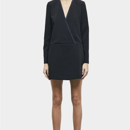 NWT SIZE XS The Kooples Chic Black Long Sleeve Dress