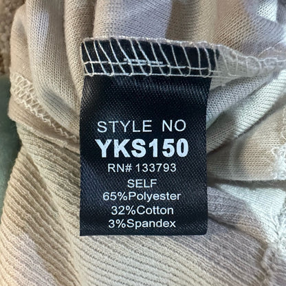 NWOT SIZE L POL Light Blue and White Pencil Skirt