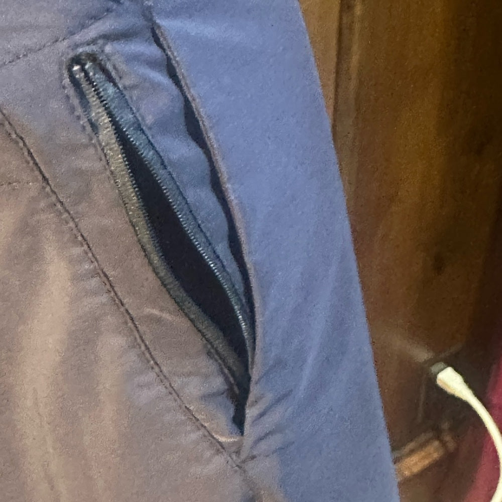 SIZE 36 Chaps Navy Flat Front Shorts