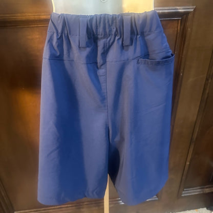 SIZE 36 Chaps Navy Flat Front Shorts