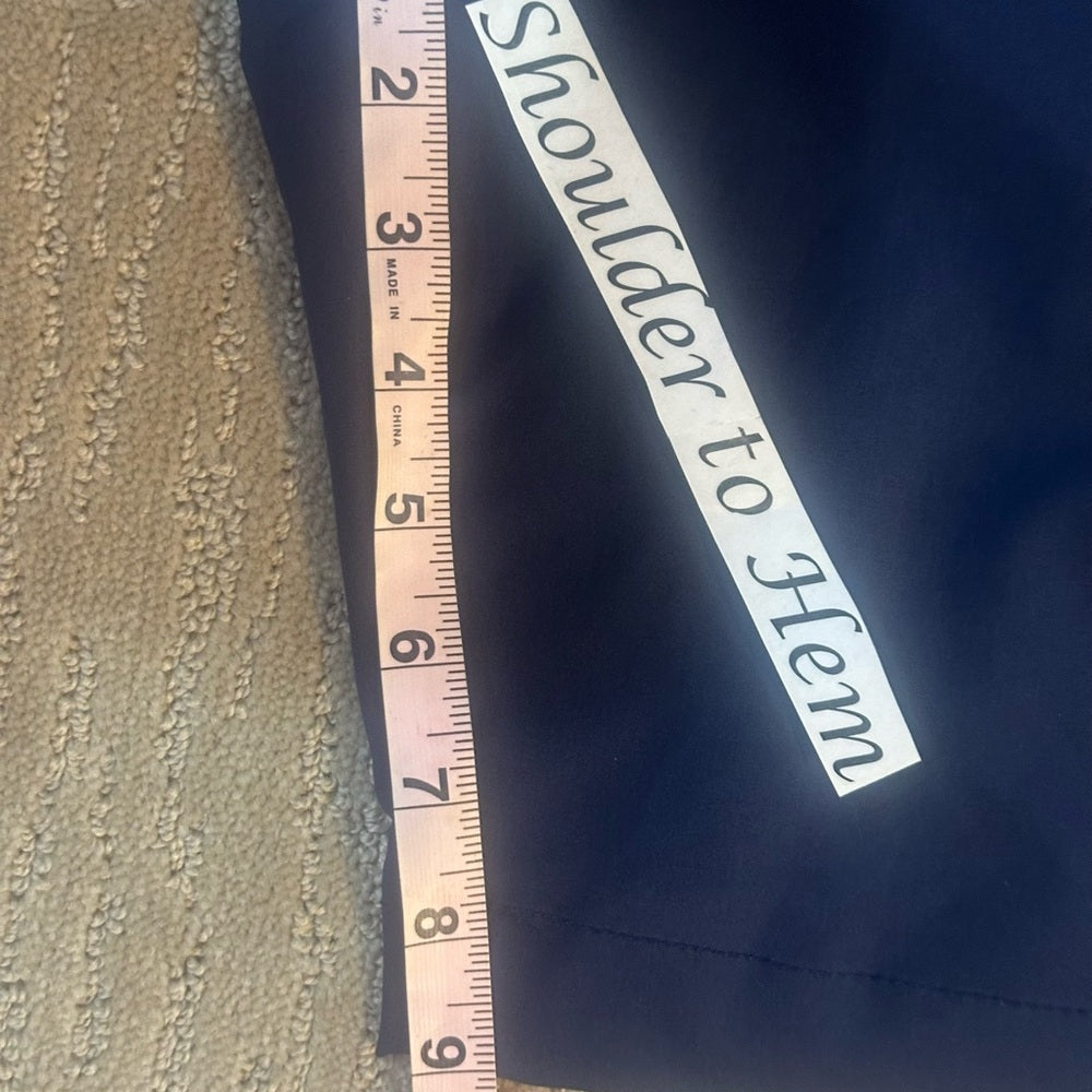 SIZE 36 Chaps Navy Flat Front Shorts