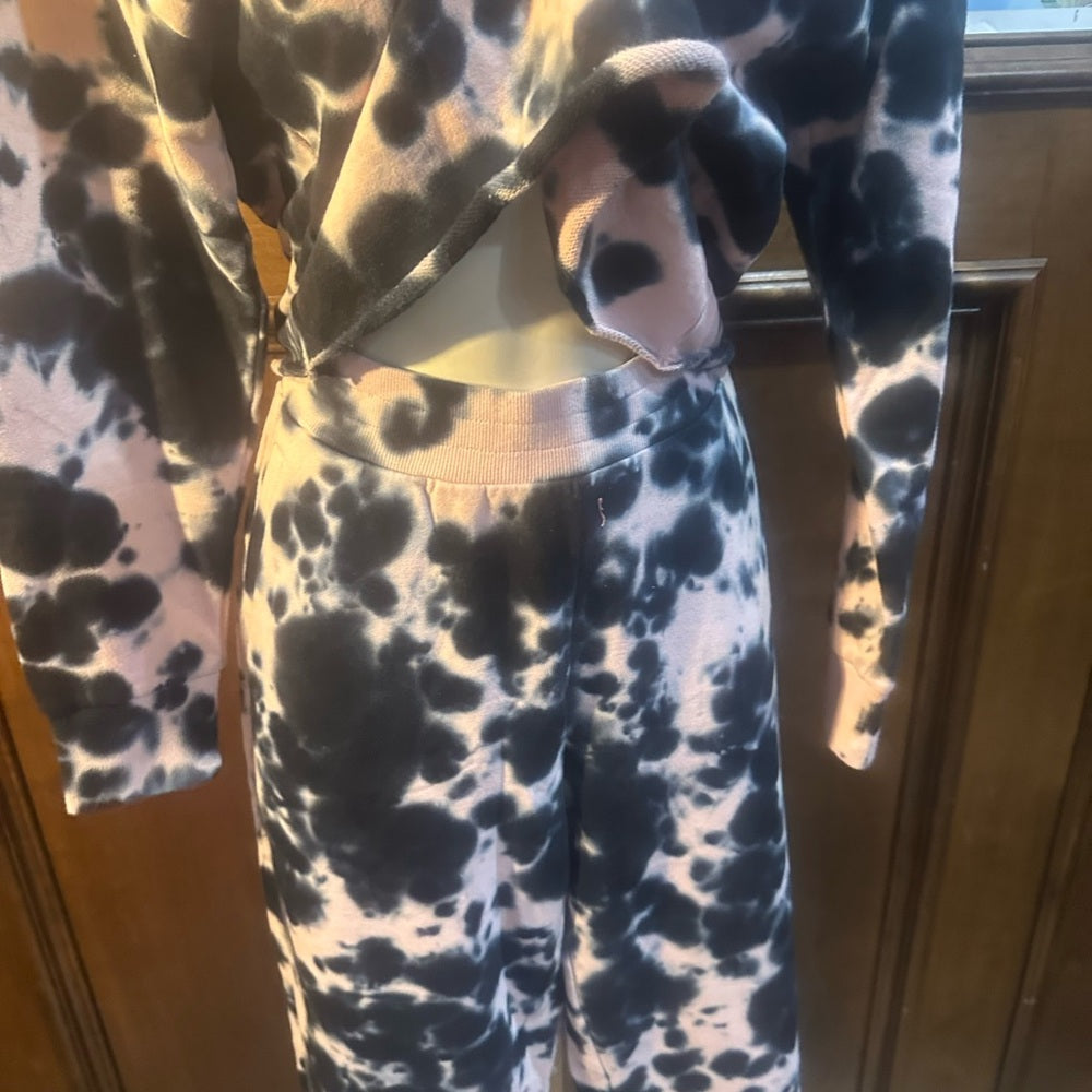 NWT SIZE M 525 America Monochrome Tie-Dye Jogger Set