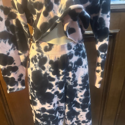 NWT SIZE M 525 America Monochrome Tie-Dye Jogger Set