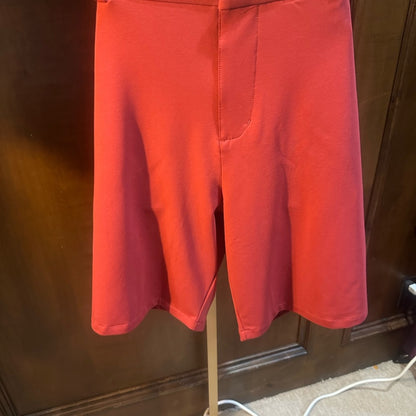 NWOT SIZE 36 Men's Classic Red Flat Front Shorts