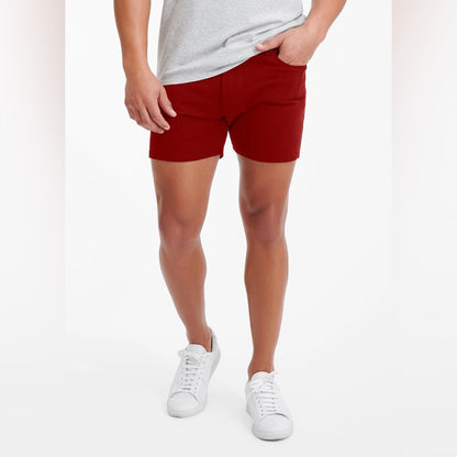 NWOT SIZE 36 Men's Classic Red Flat Front Shorts