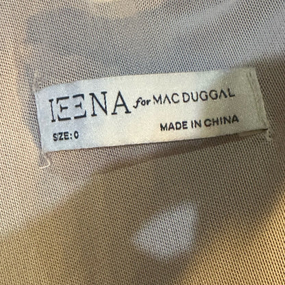 NWT SIZE 0 Chic One-Shoulder Burgundy Gown