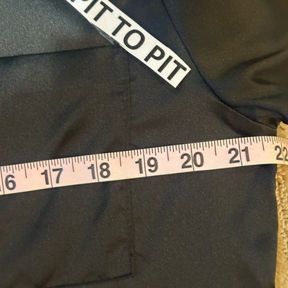 NWT SIZE XS LBLC the label Black Button Down Shirt