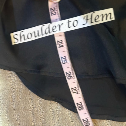 NWT SIZE XS LBLC the label Black Button Down Shirt