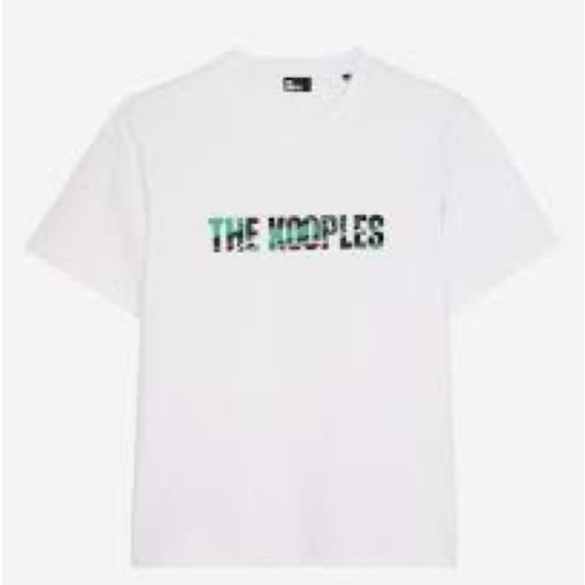 NWT SIZE L The Kooples White Tee with Multicolor Logo