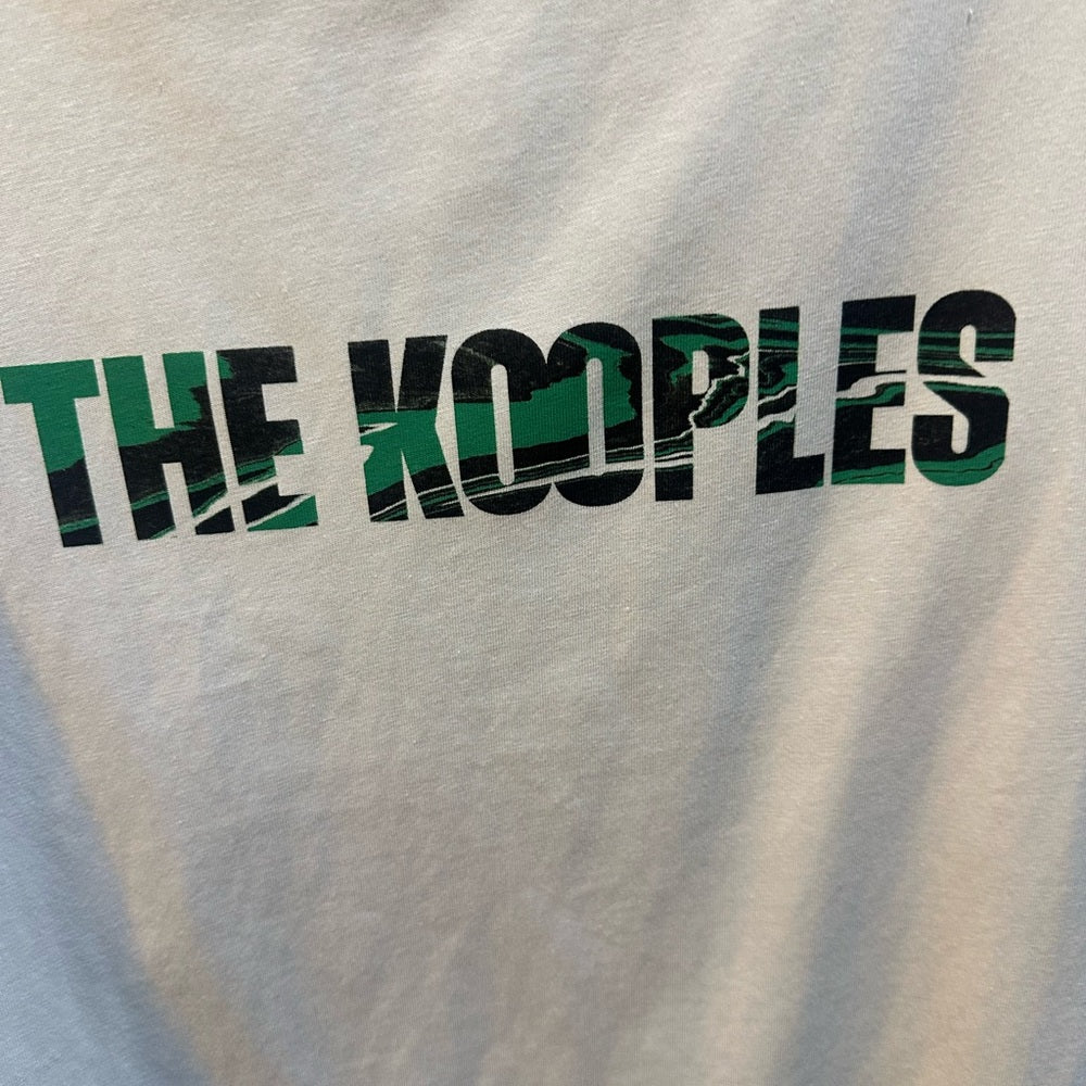 NWT SIZE L The Kooples White Tee with Multicolor Logo