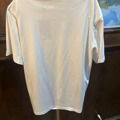 NWT SIZE L The Kooples White Tee with Multicolor Logo