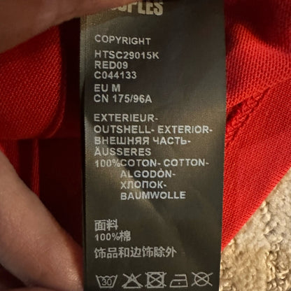 NWT SIZE M The Kooples Red Tee with Silver Logo