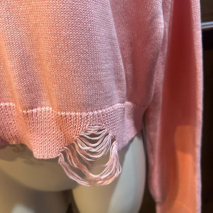 NWT SIZE XL 525 America Pink Crew Neck Sweater