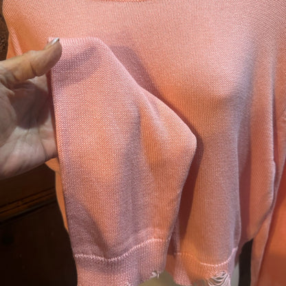 NWT SIZE XL 525 America Pink Crew Neck Sweater