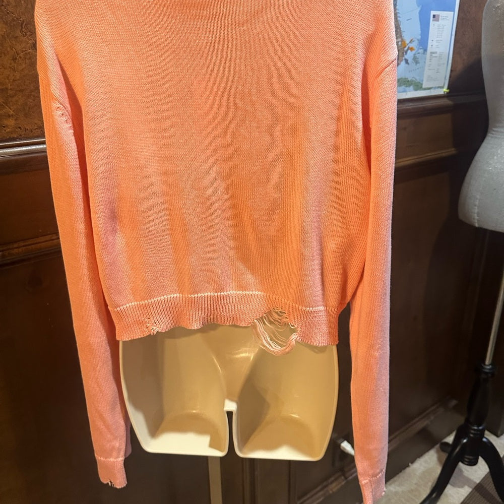 NWT SIZE XL 525 America Pink Crew Neck Sweater