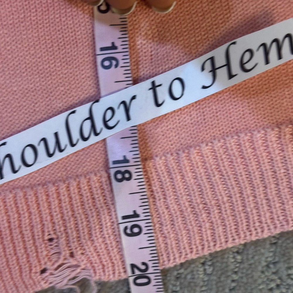 NWT SIZE XL 525 America Pink Crew Neck Sweater