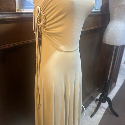 NWT SIZE L Free People Elegant Cream One Shoulder Dress