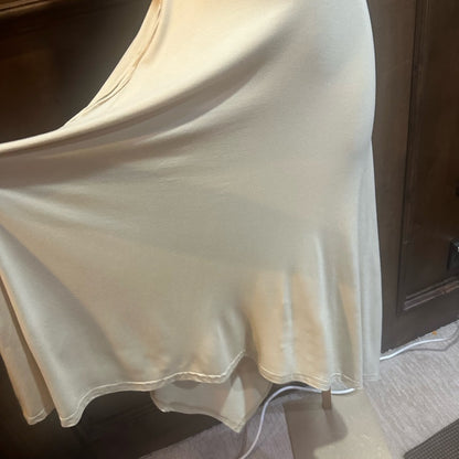 NWT SIZE L Free People Elegant Cream One Shoulder Dress