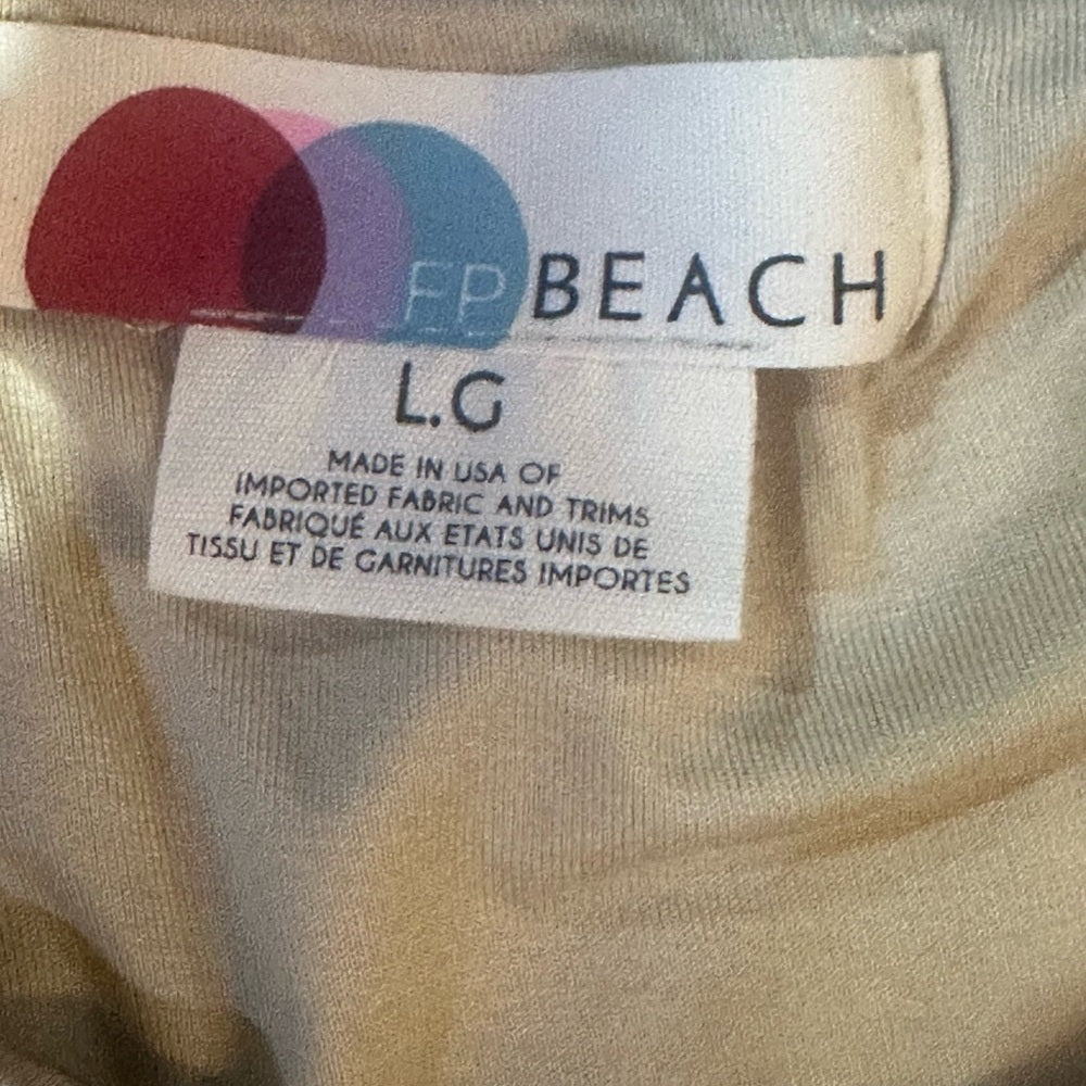 NWT SIZE L Free People Elegant Cream One Shoulder Dress