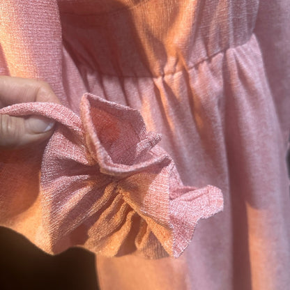 NWT SIZE S UMGEE  Pink Midi Dress with Bow Details