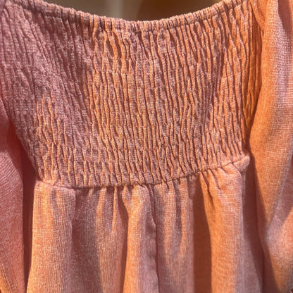 NWT SIZE S UMGEE  Pink Midi Dress with Bow Details