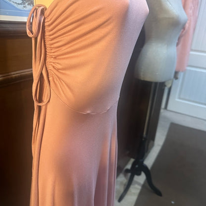 NWT SIZE M Free People Soft Pink Draped Midi Dress
