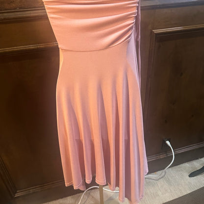 NWT SIZE M Free People Soft Pink Draped Midi Dress