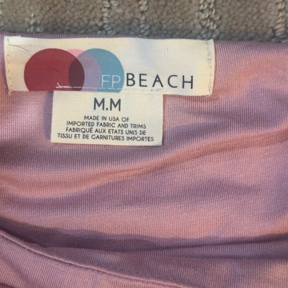 NWT SIZE M Free People Soft Pink Draped Midi Dress