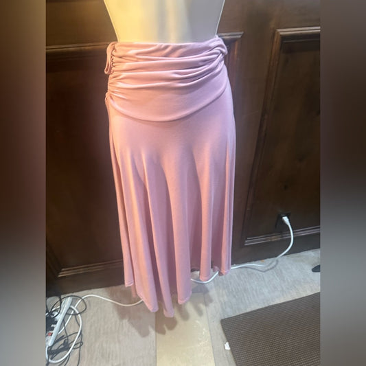 NWT SIZE M Free People Soft Pink Draped Midi Dress