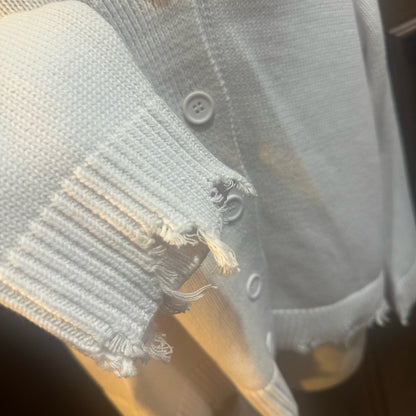 NWT SIZE L 525 America Off-Shoulder White Sweater