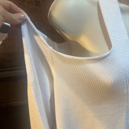 NWT SIZE L 525 America Off-Shoulder White Sweater