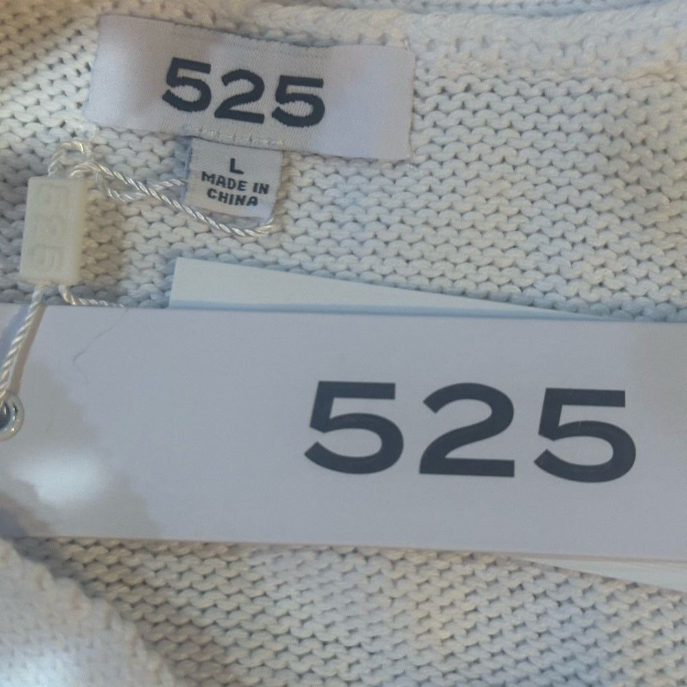NWT SIZE L 525 America Off-Shoulder White Sweater
