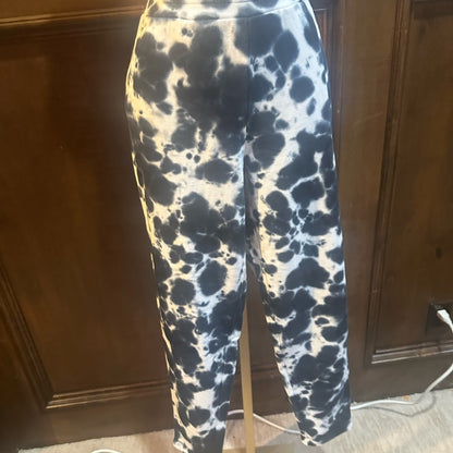NWT SIZE S 525 America Monochrome Splatter Joggers