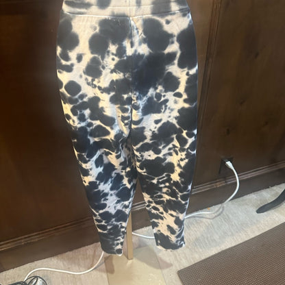 NWT SIZE S 525 America Monochrome Splatter Joggers