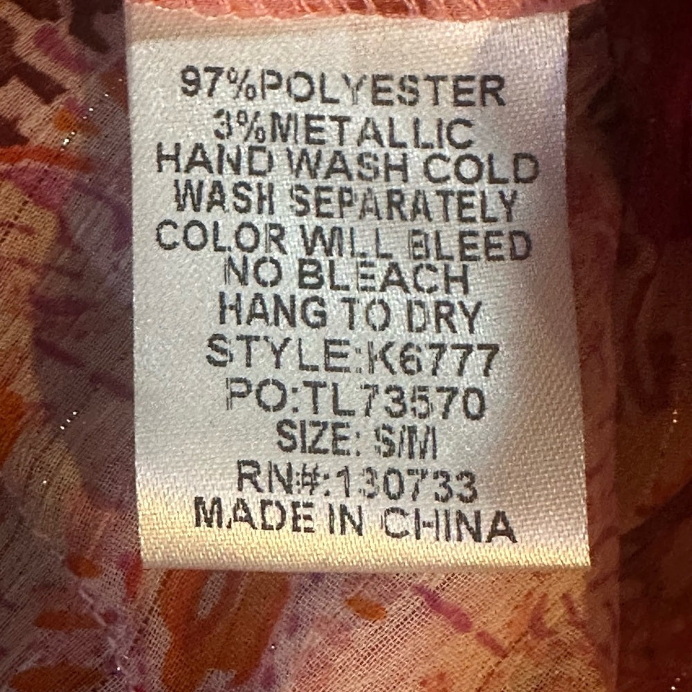 NWT SIZE S/M will fit up to an XL Umgee Pink Floral Kimono