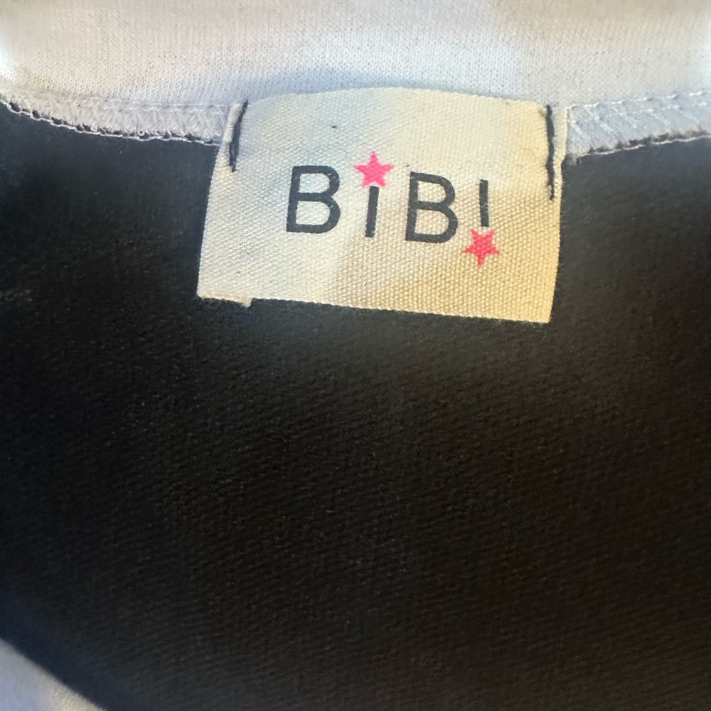 NWOT SIZE L BiBi Gray Leopard and Sequin Sweatshirt