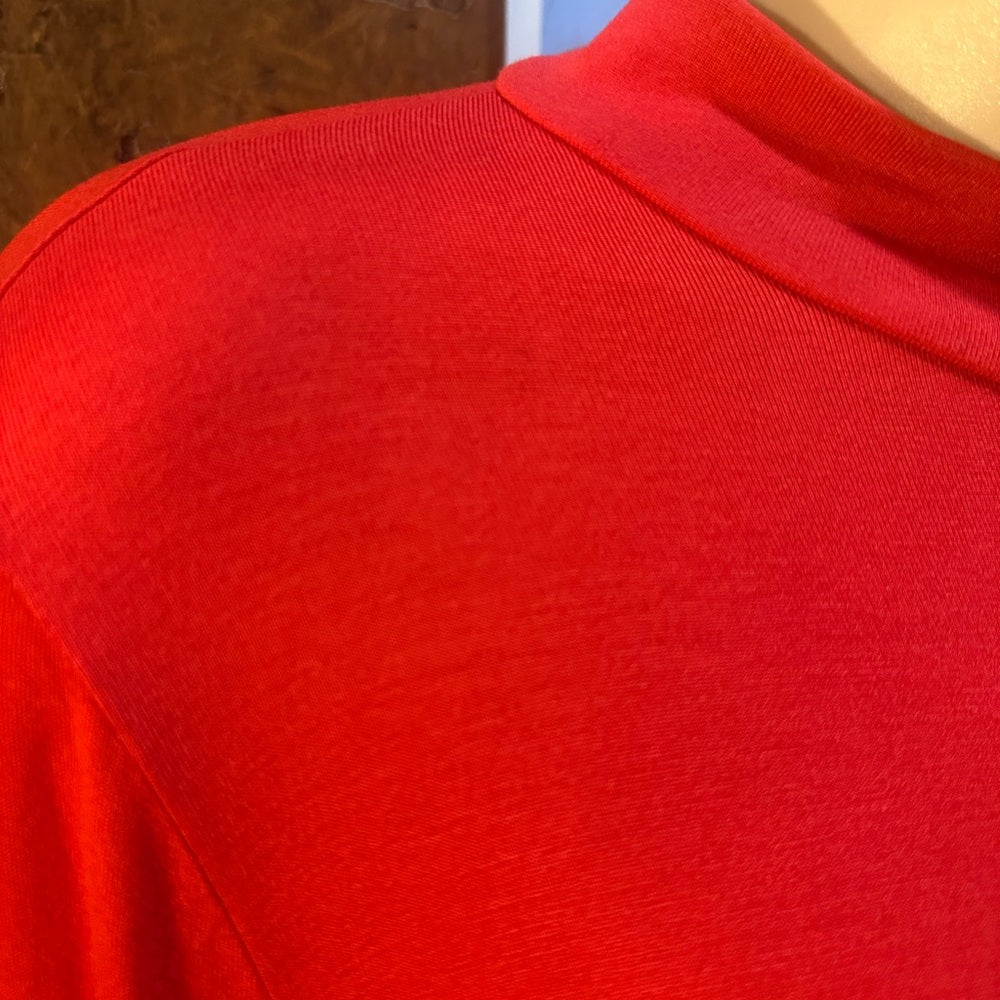 NWOT SIZE M Free People Flared Long Sleeve Dress - Red