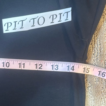 NWOT SIZE S/P Free People Elegant Black Flare Sleeve Dress