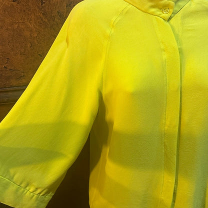 SIZE S/M Stella McCartney Lime Green Blouse