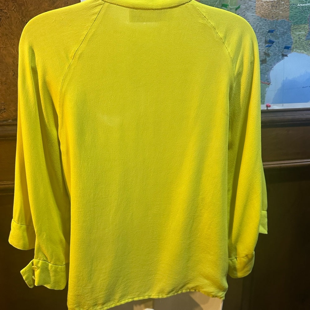 SIZE S/M Stella McCartney Lime Green Blouse