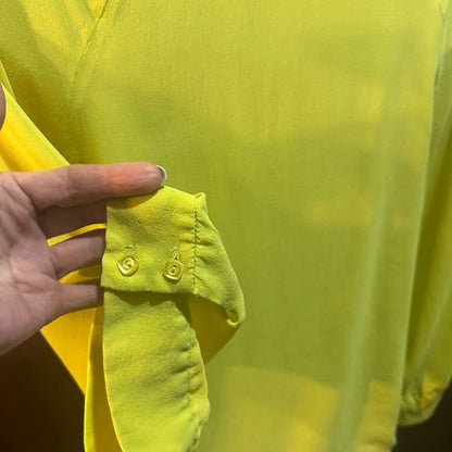 SIZE S/M Stella McCartney Lime Green Blouse