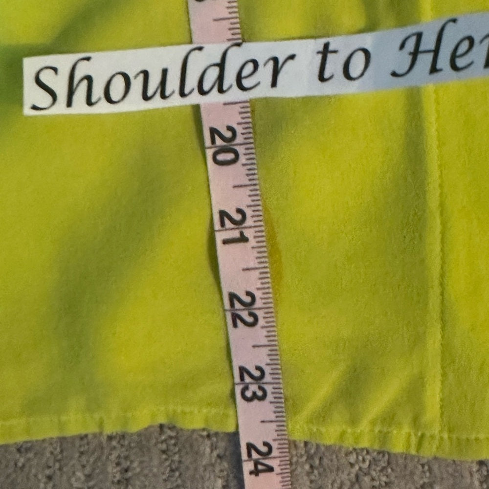 SIZE S/M Stella McCartney Lime Green Blouse