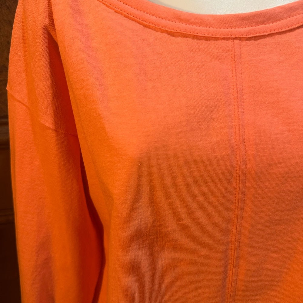 NWOT SIZE S/P Free People Bold Orange Pullover