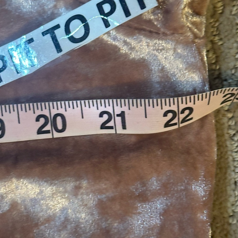 NWOT SIZE S POL Pink Velvet Blouse