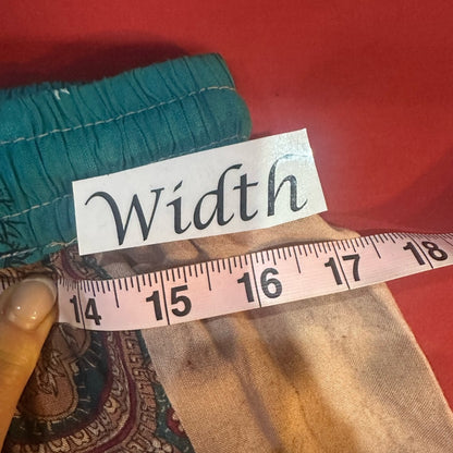 NWT SIZE OS Colorful Patchwork Wide Leg Pants