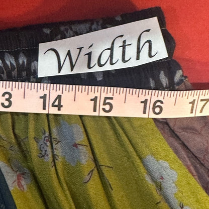 NWT SIZE OS Advance Apparels Colorful Patchwork big leg pants