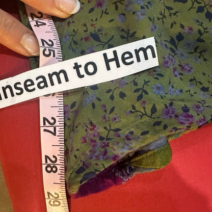 NWT SIZE OS Advance Apparels Colorful Patchwork big leg pants