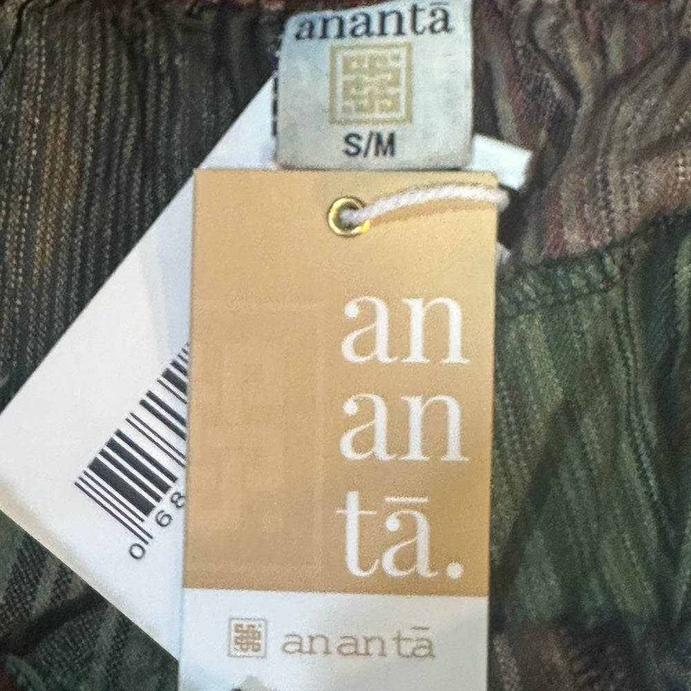 NWT SIZE S/M Bohemian Multicolor Patchwork Ankle Pants