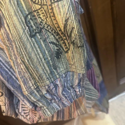 NWT SIZE S/M Bohemian Patchwork Ankle Pants